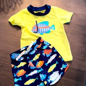 Baby Swim shirt and trunks